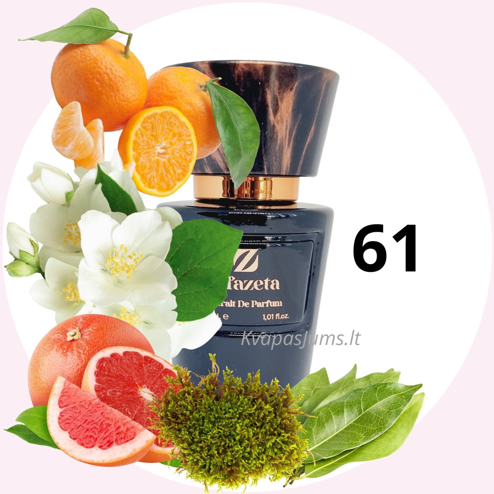 VYRIŠKI KVEPALAI NR. 61 - 30 ML.