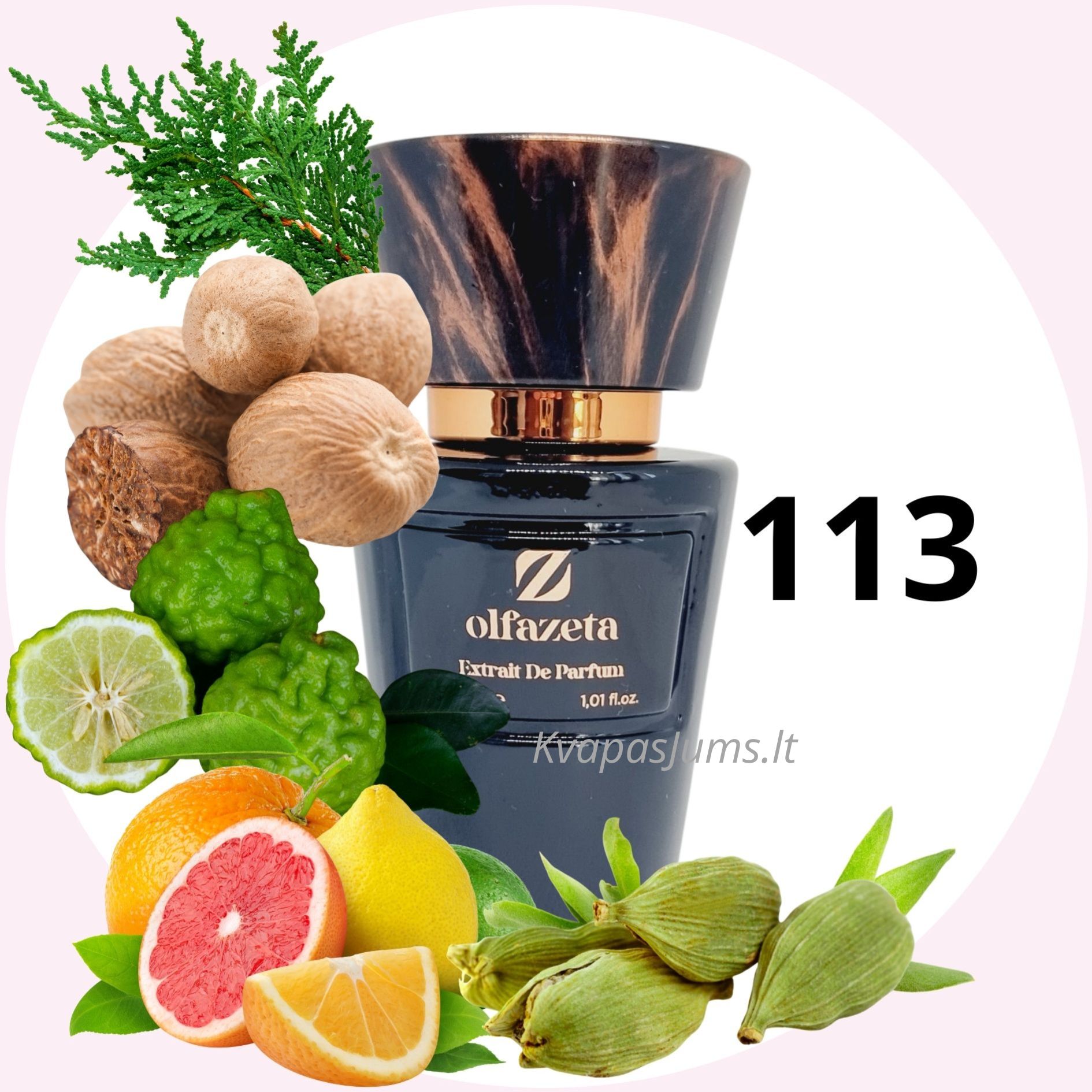 VYRIŠKI KVEPALAI NR. 113- 70 ML.